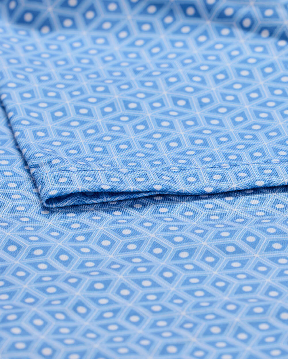 Pursuit Performance Polo-Columbia Blue Cubes-Regular-Detail2--Clayton---M