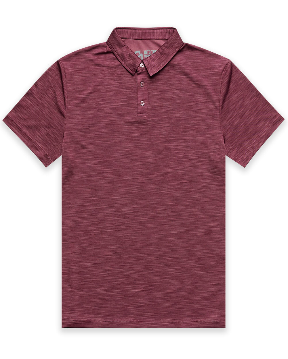 Performance Polo - Non-Branded-Maroon-Regular-Mock--Alex---M
