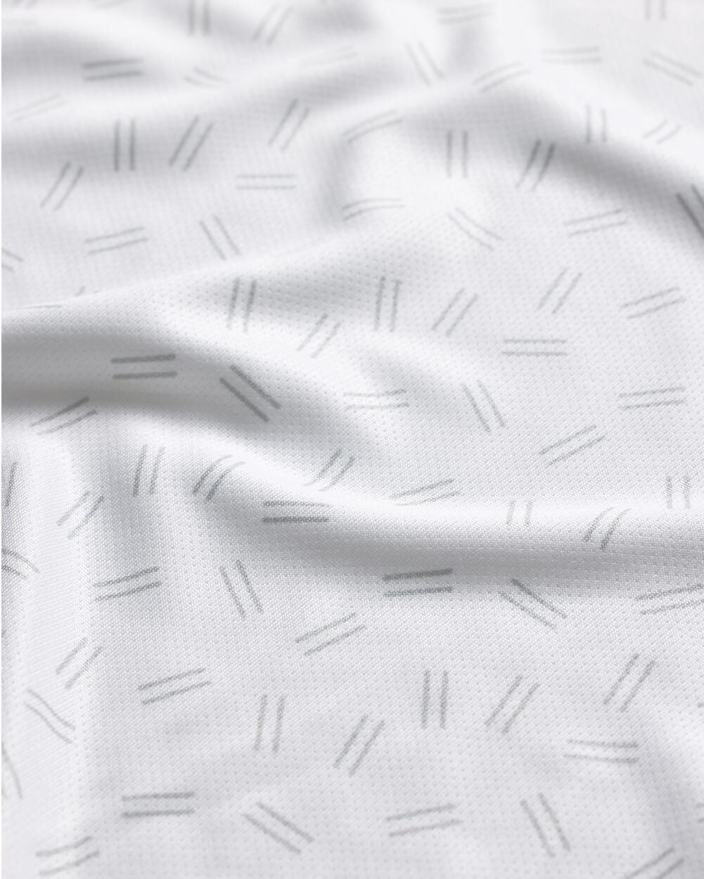 Performance Polo - Non-Branded-White Dashes-Regular-Detail 2--Alex---M