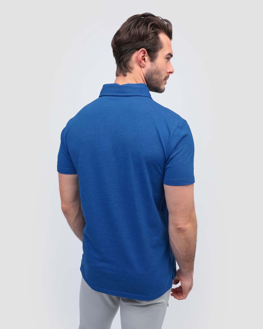 Polo - Non-Branded-Royal Blue-Back--Alex---M-Regular