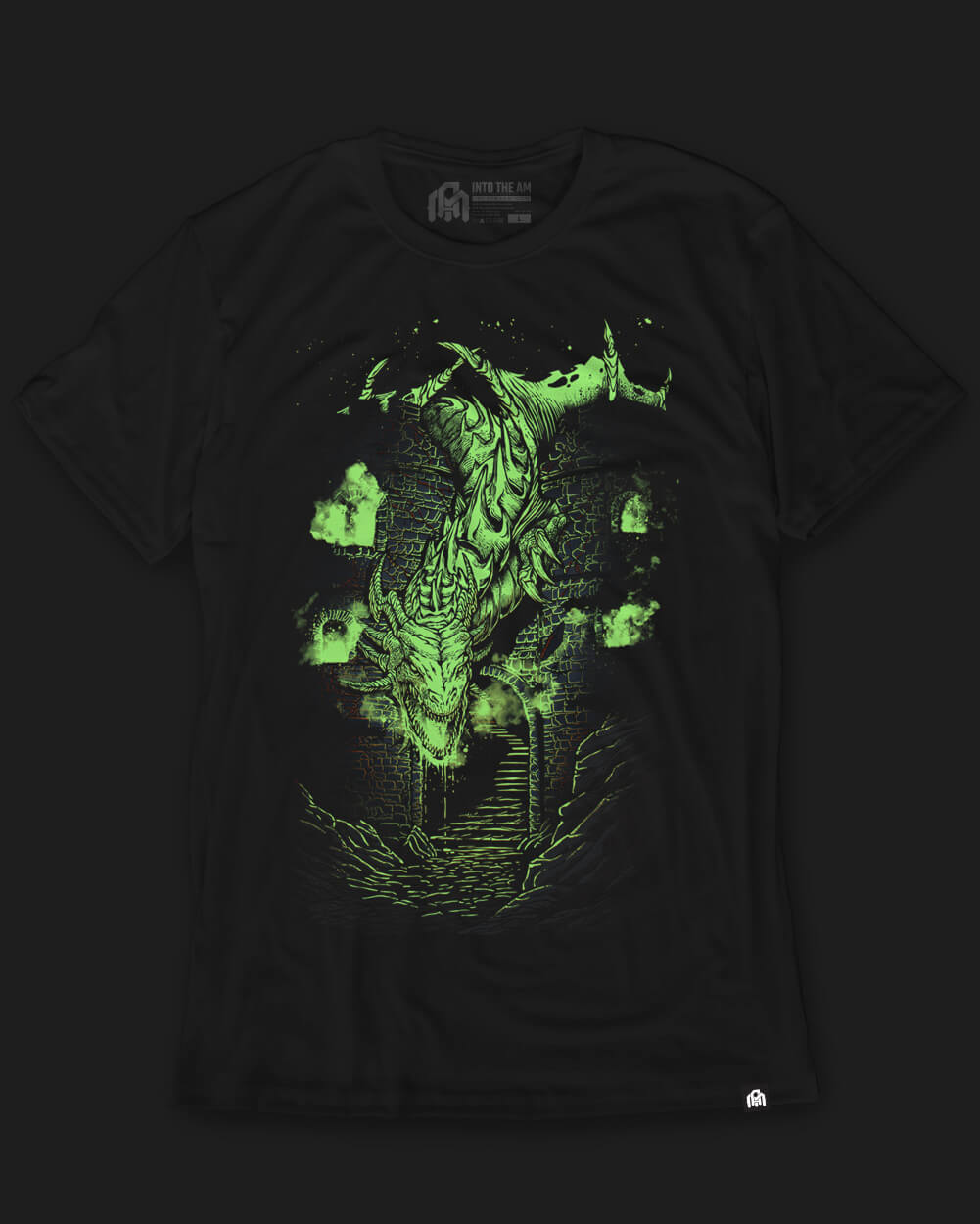 Molten Reign Glow-in-the-Dark Tee-Black-Regular-Glow--Model---M
