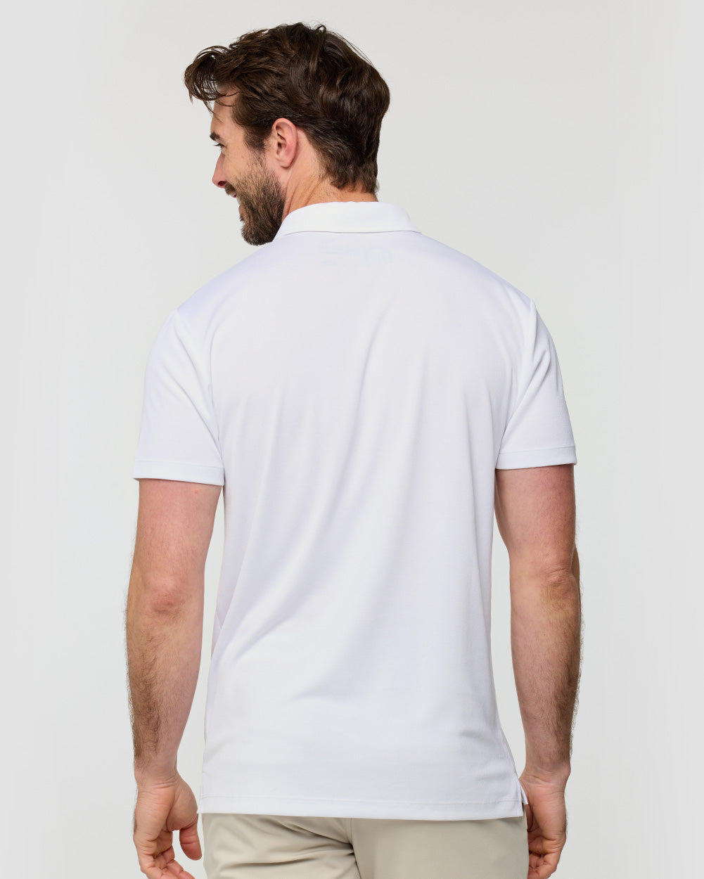 Performance Polo - Non-Branded-White-Regular-Back--Alex---M