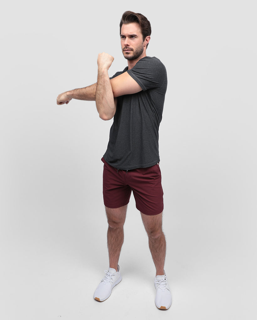 Active Shorts - Non-Branded-Maroon-Lifestyle--Alex---M