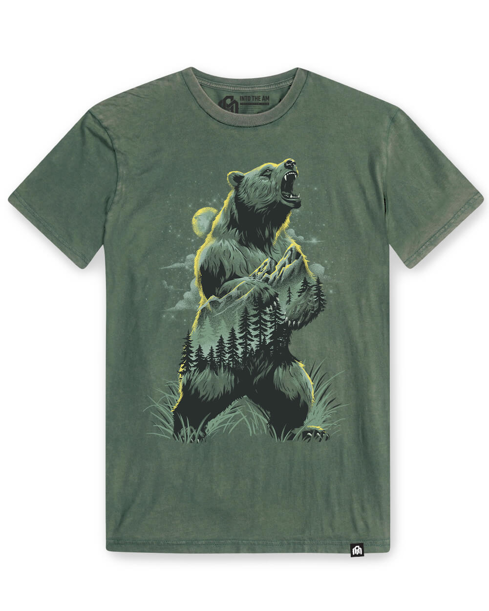 Primal Pines Vintage Tee-Vintage Royal Pine-Regular-Mock--Model---L