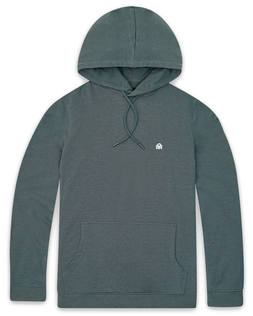 Pullover Hoodie (Classic Pocket) - Branded-Indigo-Front