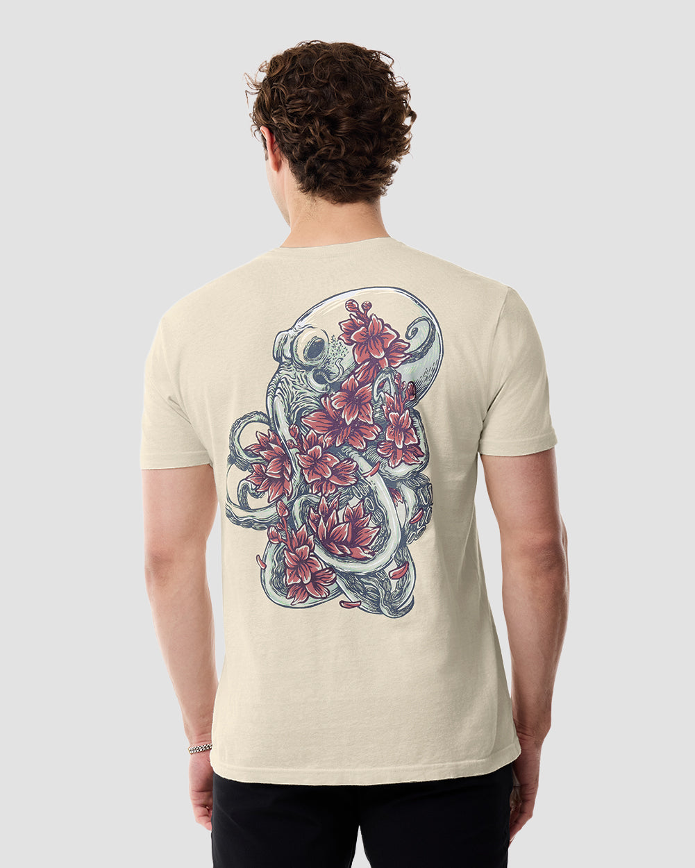 Sea Petals Vintage Tee-Vintage Natural-Regular-Back--Model---L