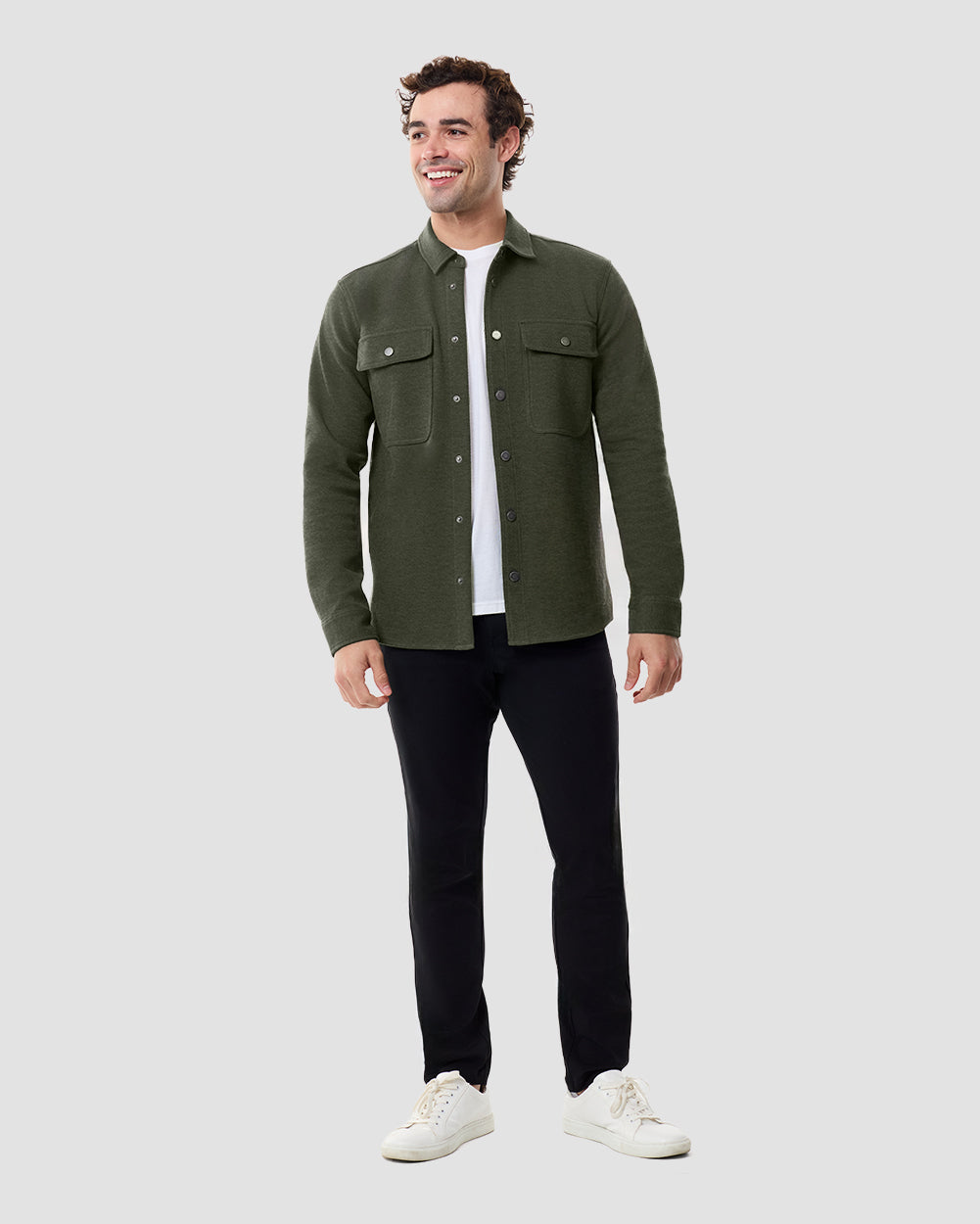 Sierra Shirt Jacket-Midnight Olive-Regular-Full--Chase---M