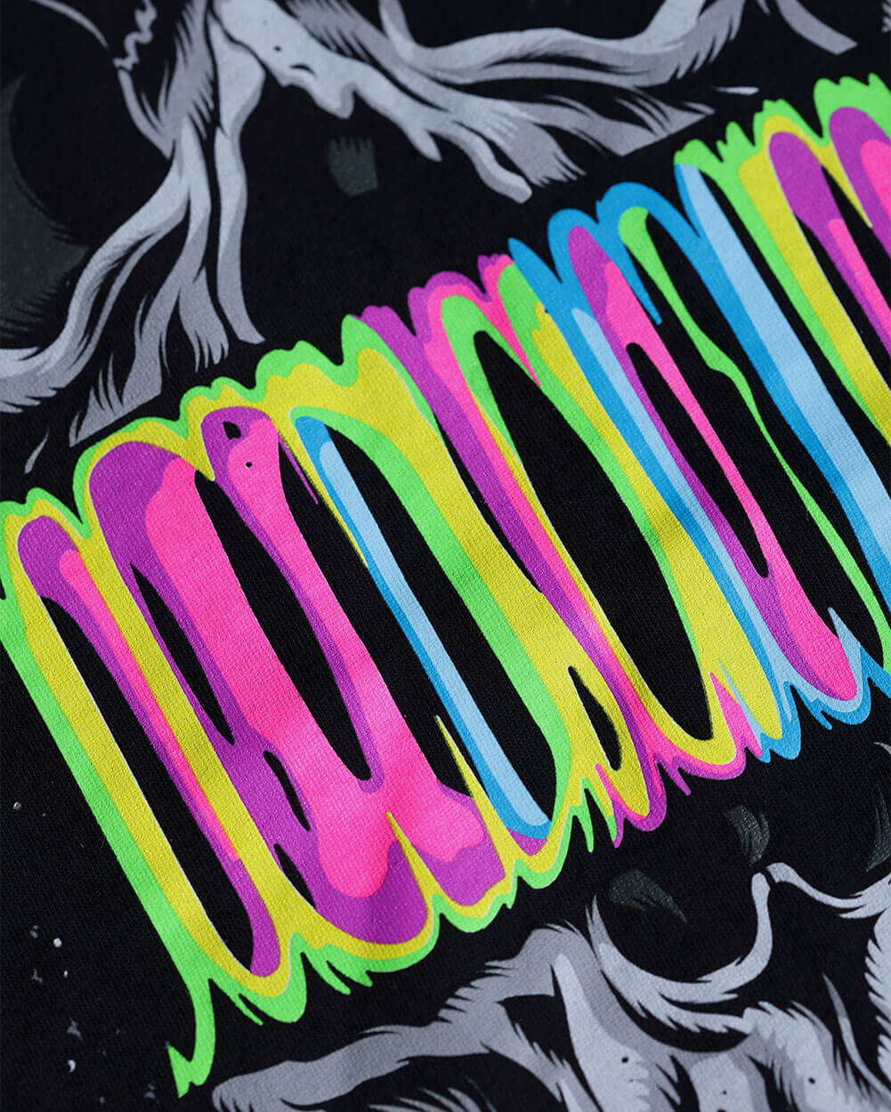 Skull Slush Tank-Black-Detail