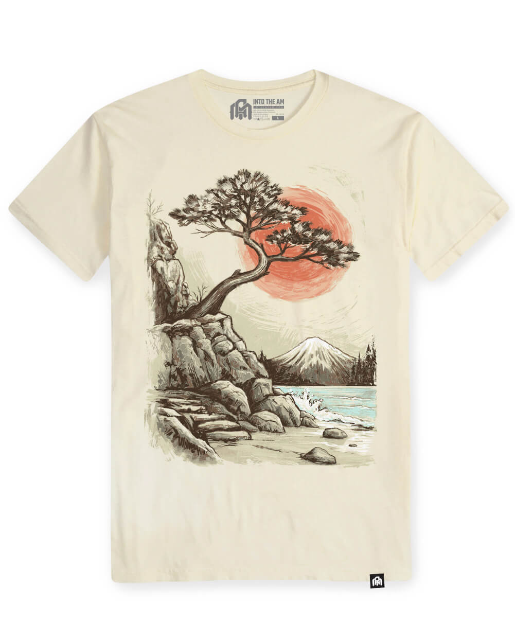 Solstice Shore Vintage Tee-Vintage Natural-Mock--Model---L