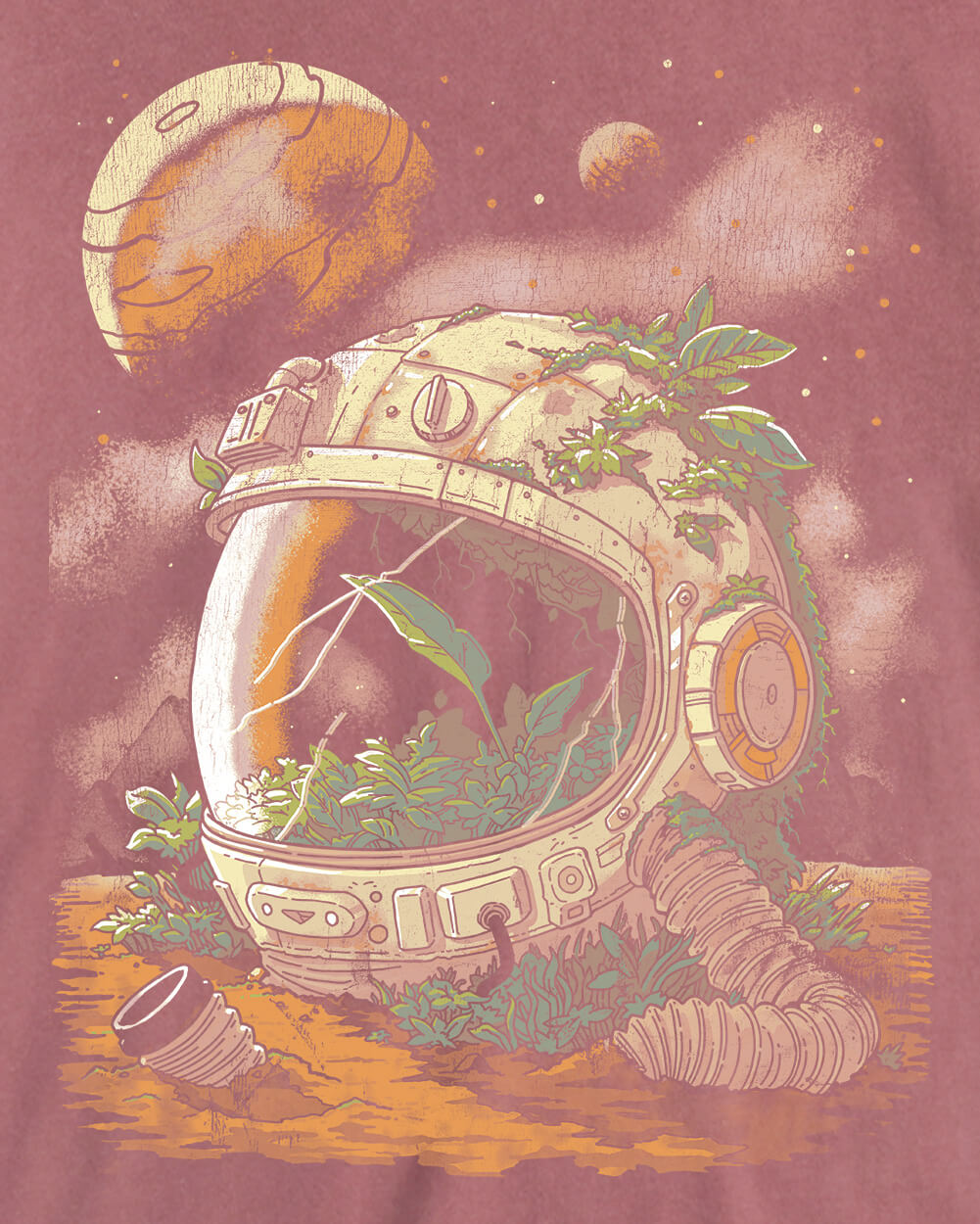 Space Flora Vintage Tee-Vintage Mauve-Regular-Swatch--Nico---L