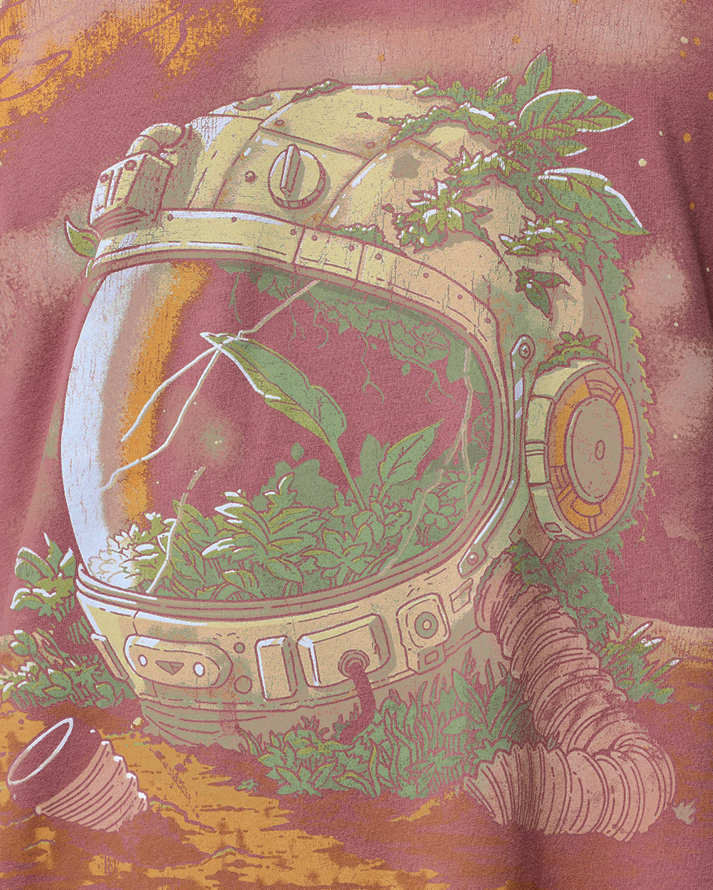 Space Flora Vintage Tee-Vintage Mauve-Regular-Front--Nico---L