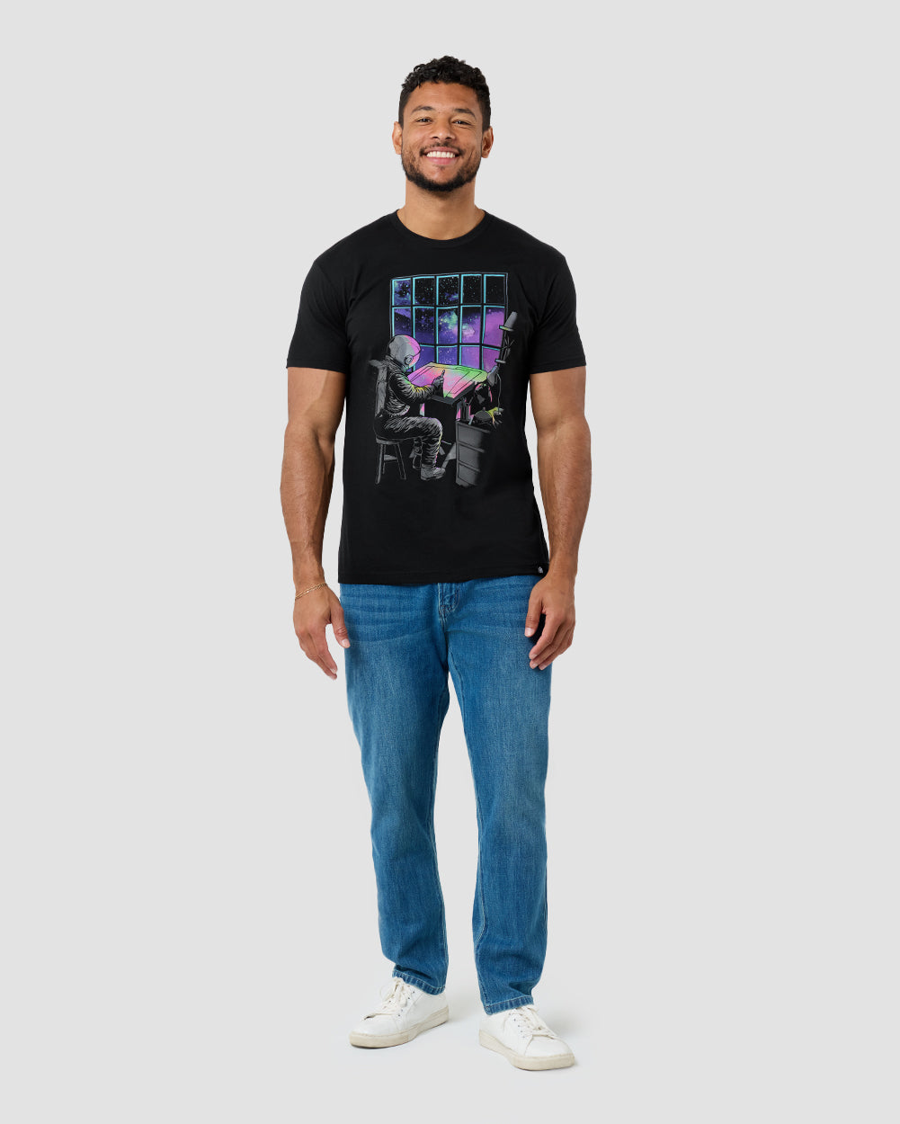 Stellar Sketch Glow-in-the-Dark Tee-Black-Regular-Full--Nico---L