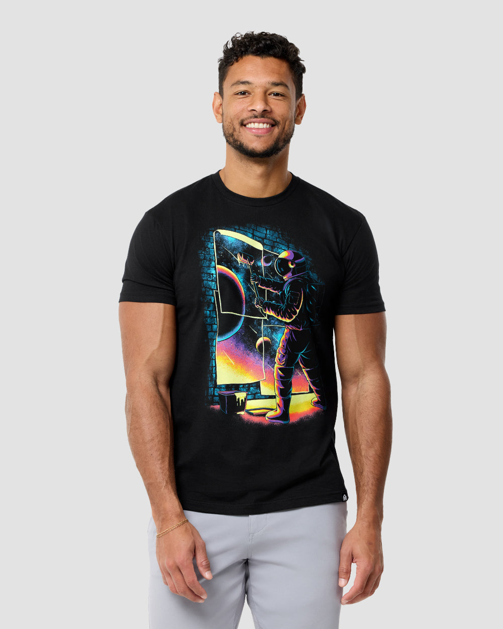 Stellar Streets Tee-Black-Regular-Front--Nico---L