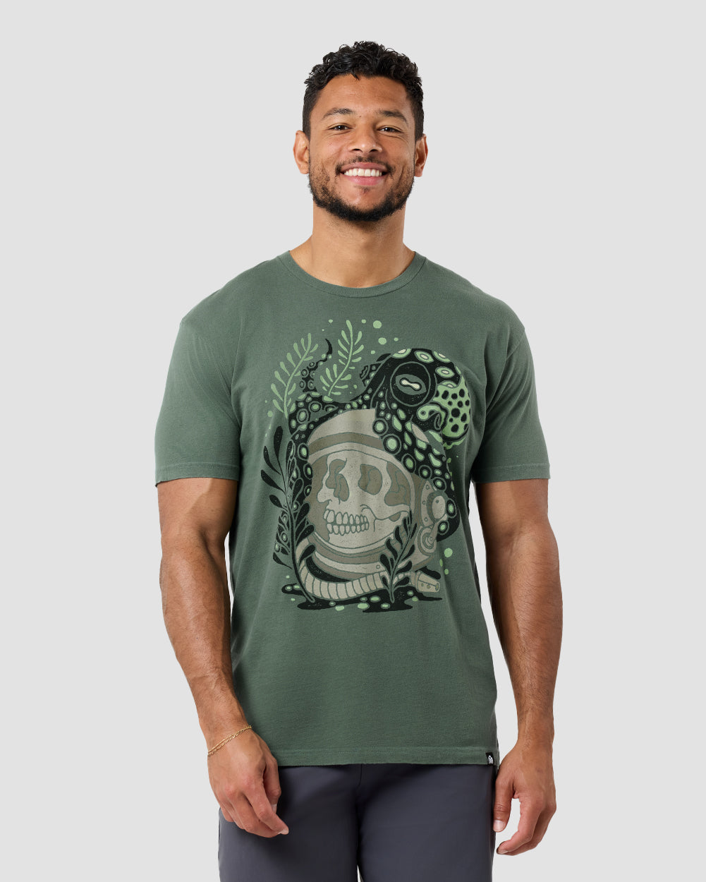 Tentacle Tomb Vintage Tee-Vintage Royal Pine-Regular-Front--Nico---L