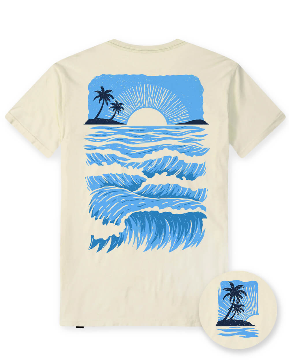 Tidal Rise Vintage Tee-Vintage Natural-Mock--Model---L