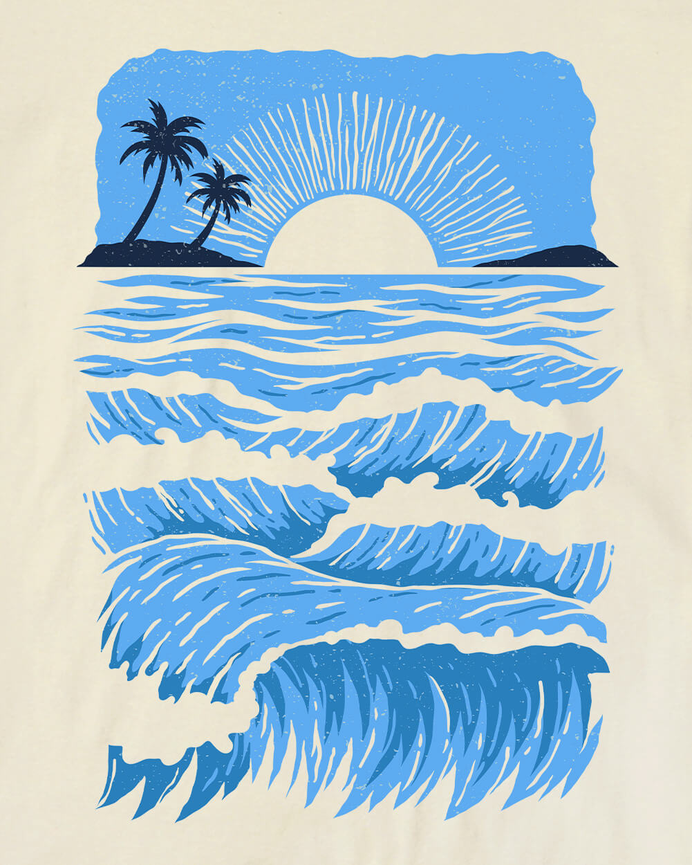 Tidal Rise Vintage Tee-Vintage Natural-Swatch--Model---L