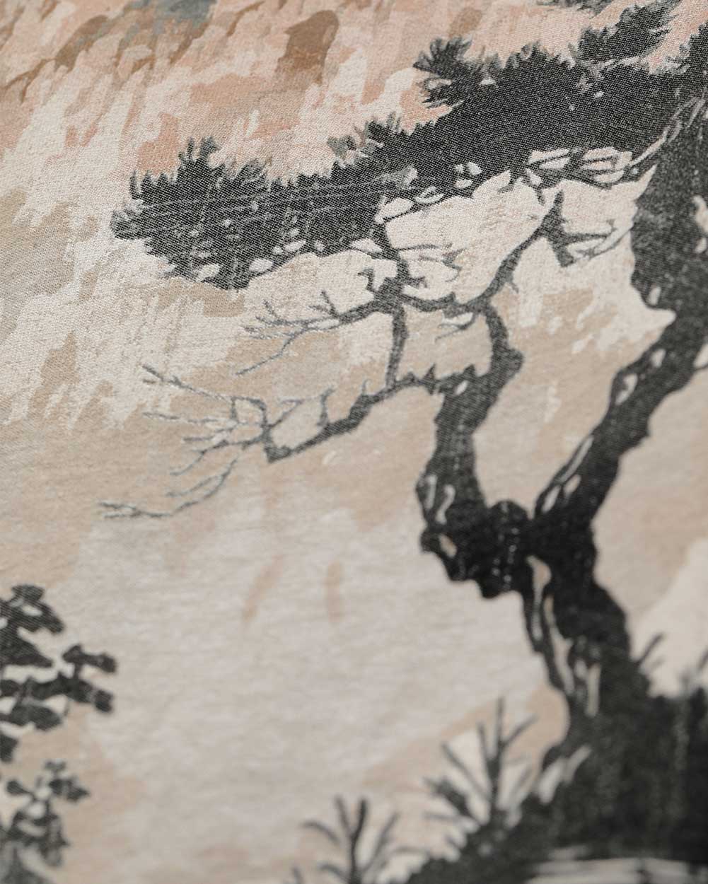 Tranquil Ascent Tee-Cream-Detail