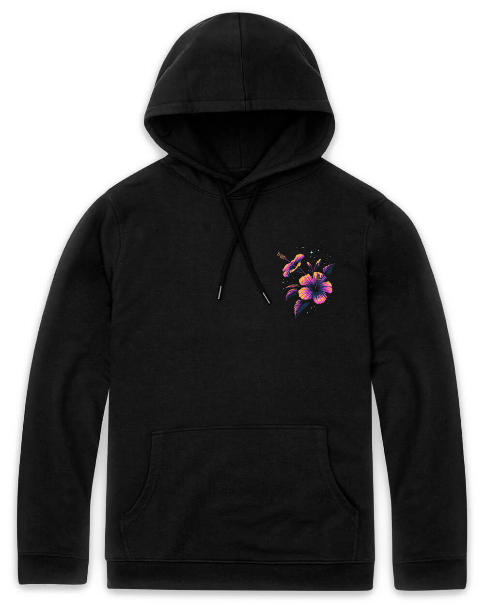 Tropic Night Hoodie-Black-Regular-Mock--L