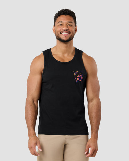 Tropic Night Tank-Black-Regular-Front--Nico---L