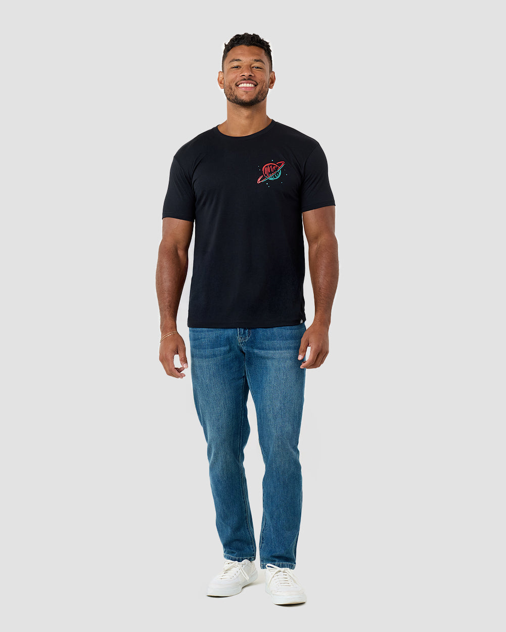 Universal Love II Glow-in-the-Dark Tee-Black-Regular-Full--Model---L