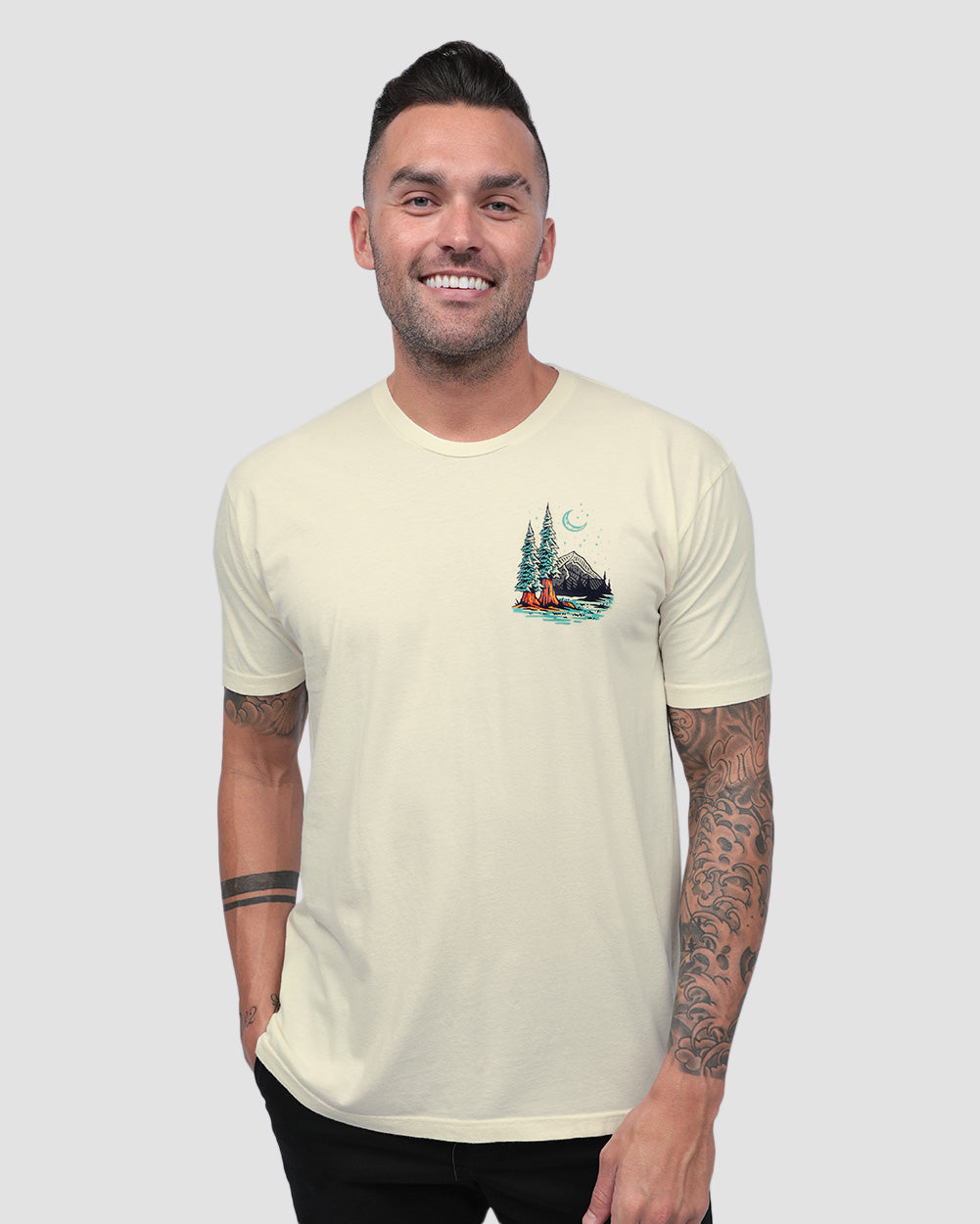 Wild Retreat Vintage Tee-Vintage Natural-Regular-Front--Model---L