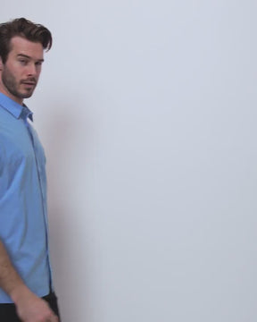 Button Up - Non-Branded-Sky Blue-video
