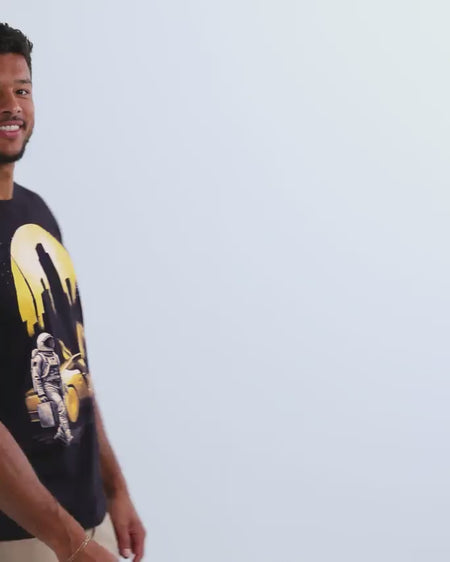 Golden Transit Glow-in-the-Dark Tee-Black-allskus