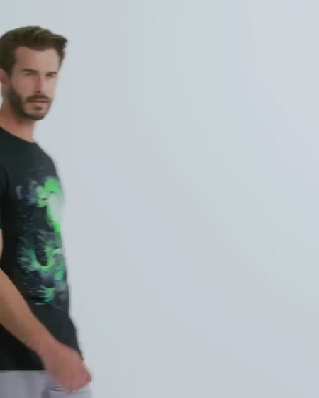 Neon Predator Glow-in-the-Dark Tee-Black-allskus