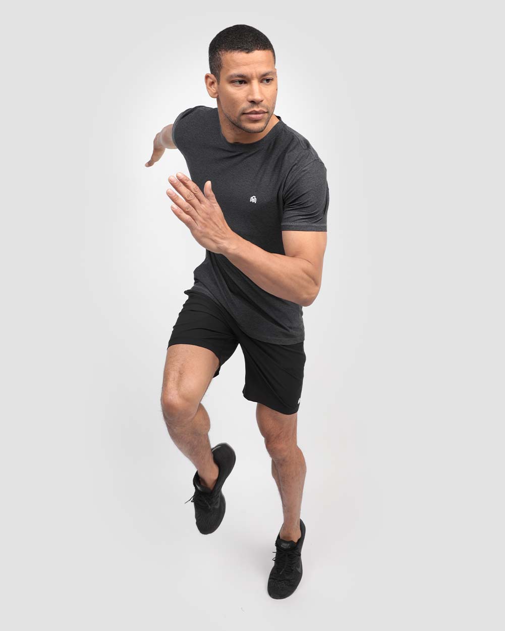 Active Tee - Branded-Charcoal-Dynamic--Tristyn---M-Regular