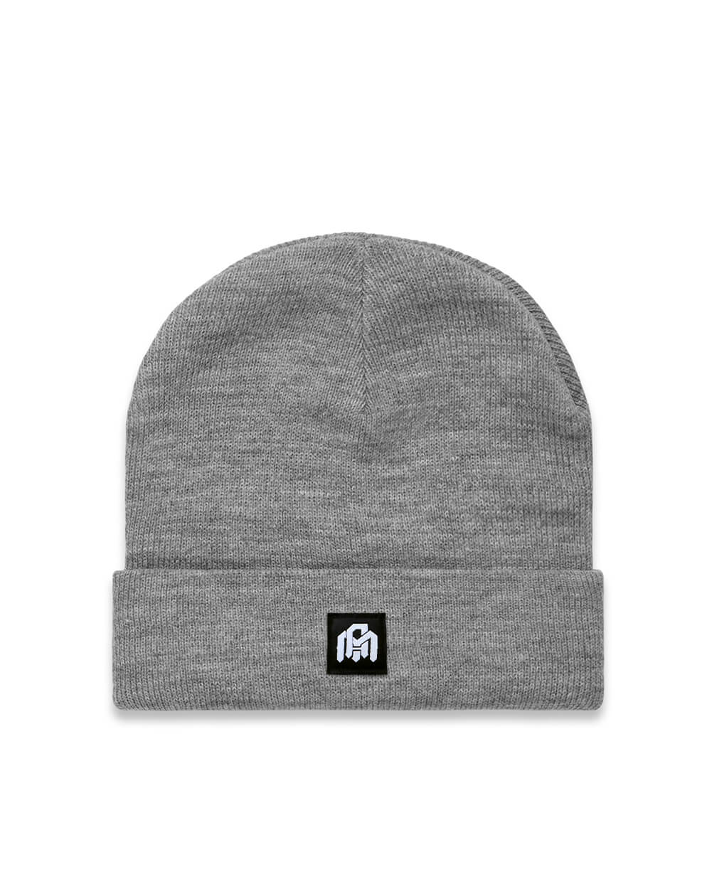 Basic AM Beanie-Grey-Front