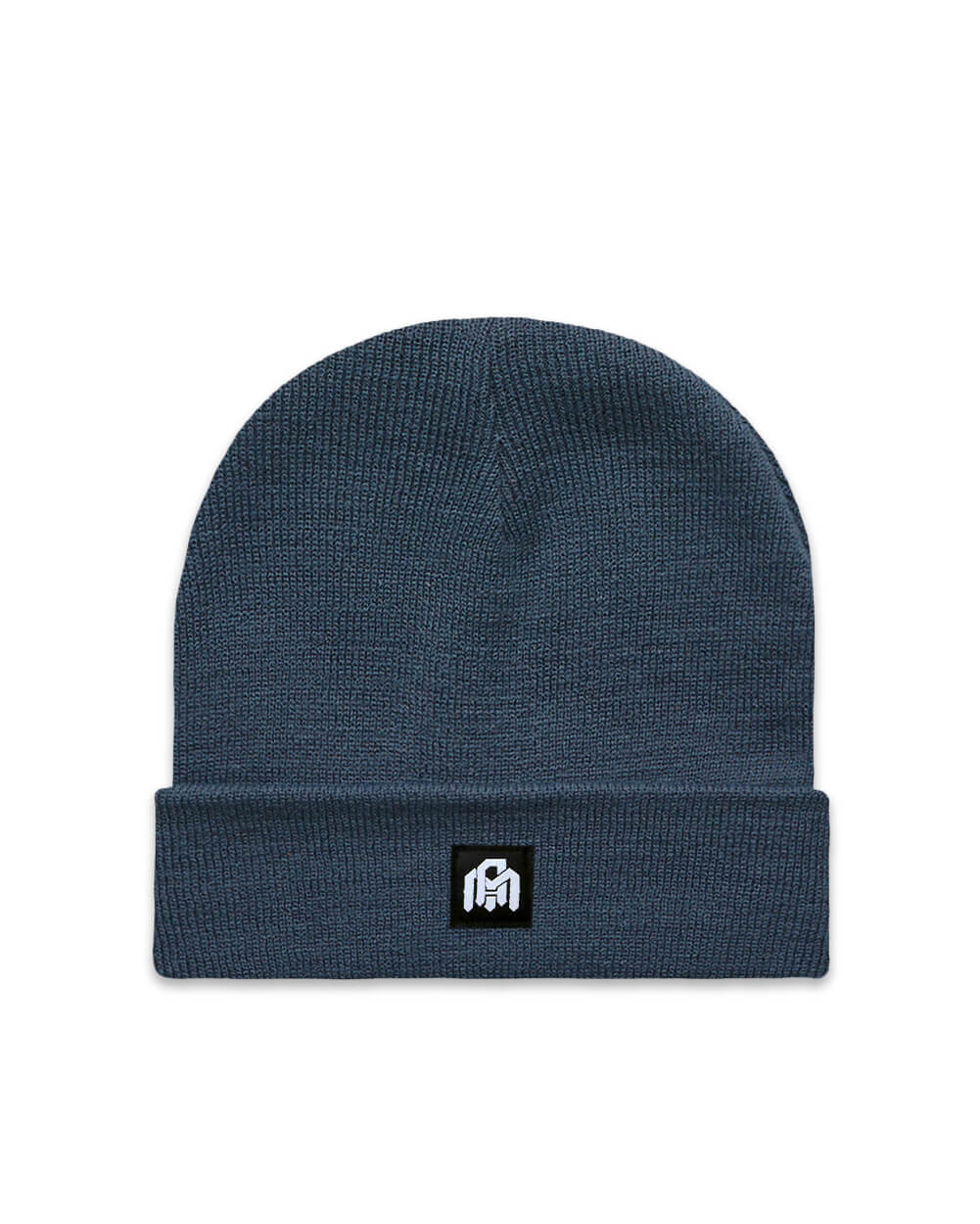 Basic AM Beanie-Indigo-Front
