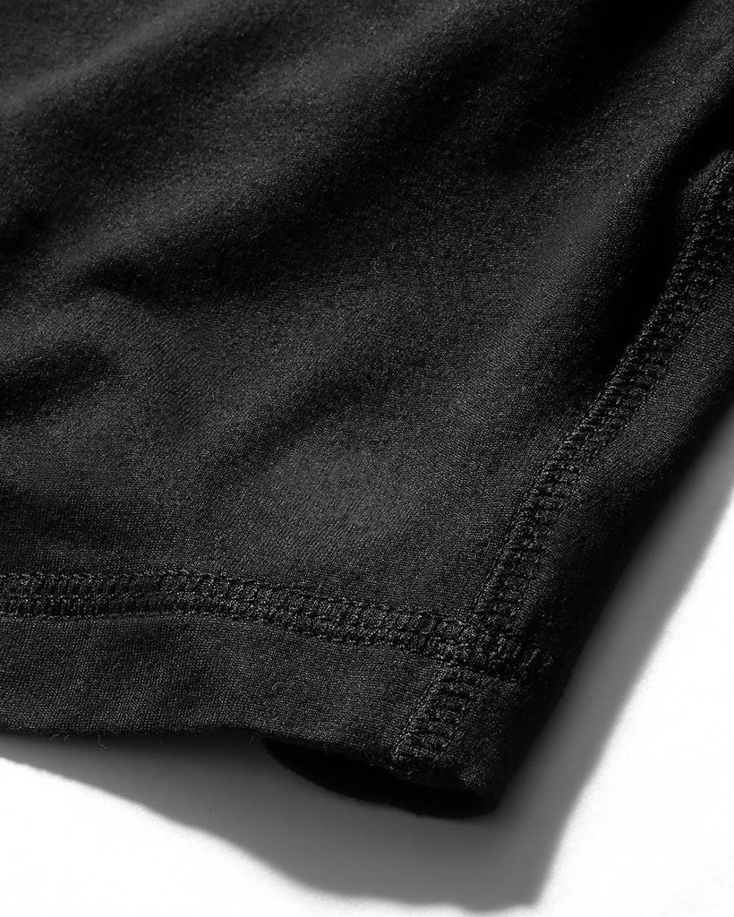 Essential Comfort Shorts-Black-Detail5
