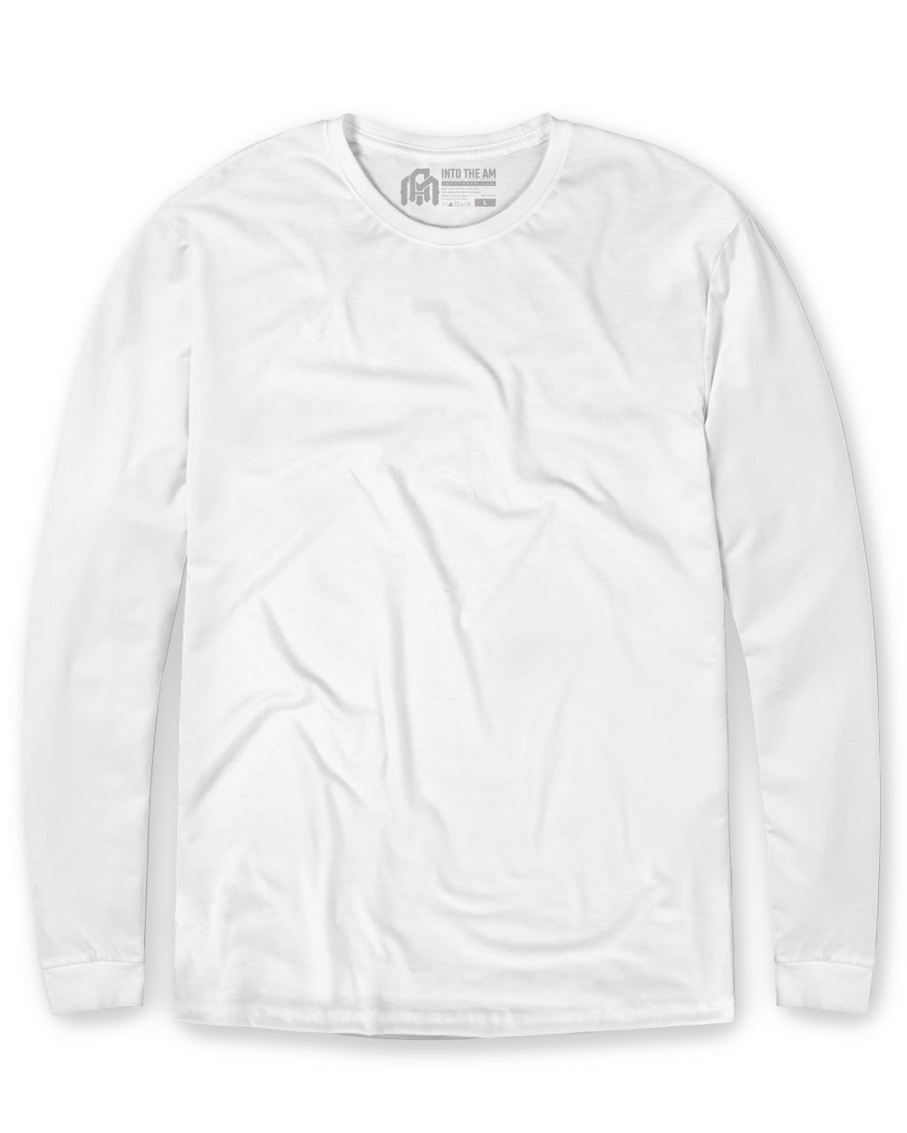 Long Sleeve Tee - Non-Branded-Regular-White-Front