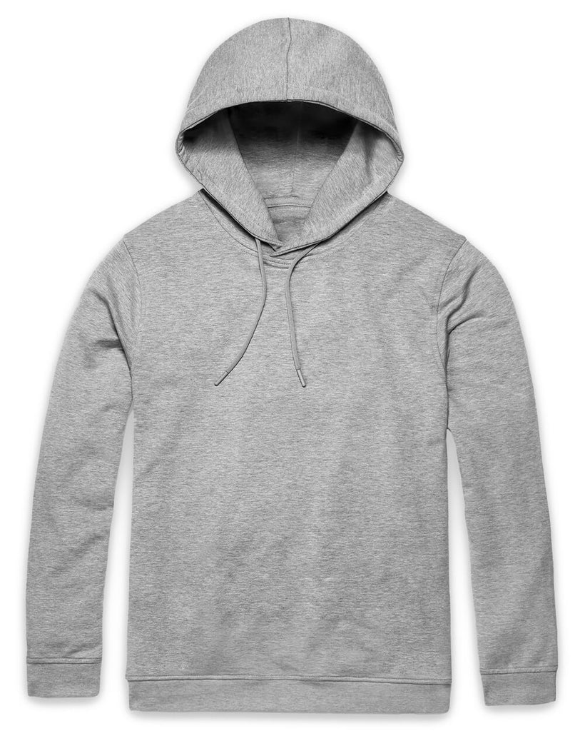 Pullover Hoodie (Hidden Pocket) - Non-Branded-Grey-Front