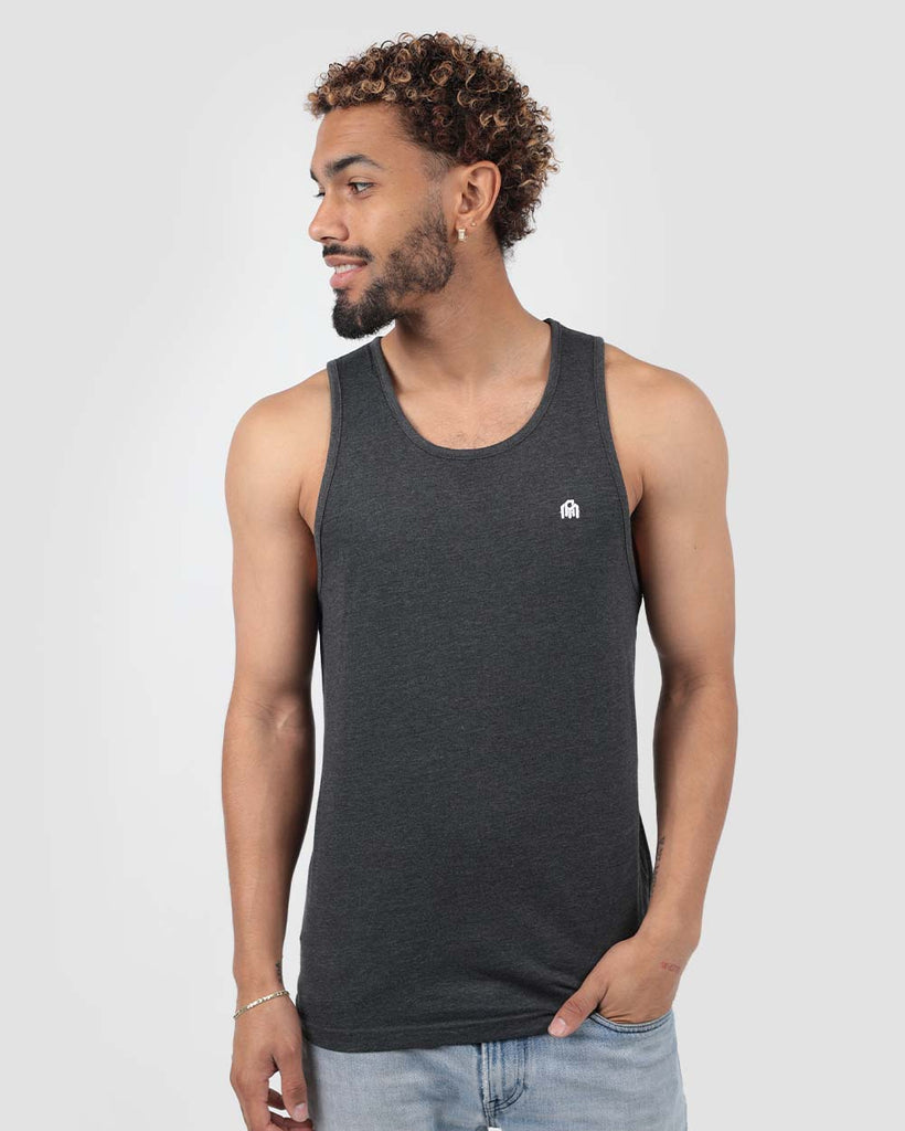 Basic Tank-Charcoal-Front--Jay---M