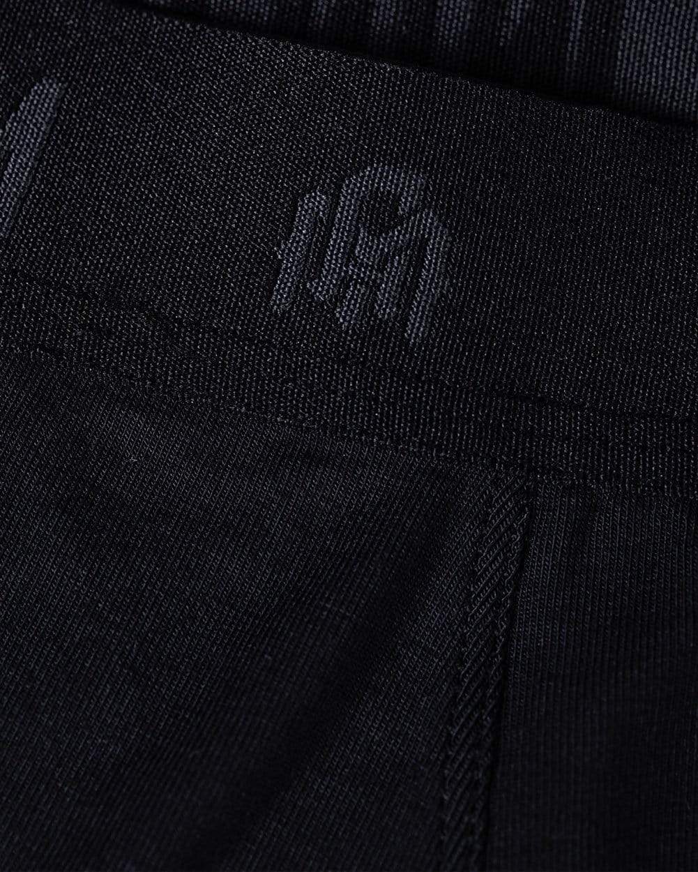 Everyday Boxer Briefs - 5"-Black-Detail--Model---L