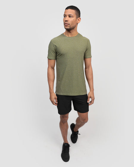Essential Athletic Tee-Olive Green-Full--Tristyn---M-Regular
