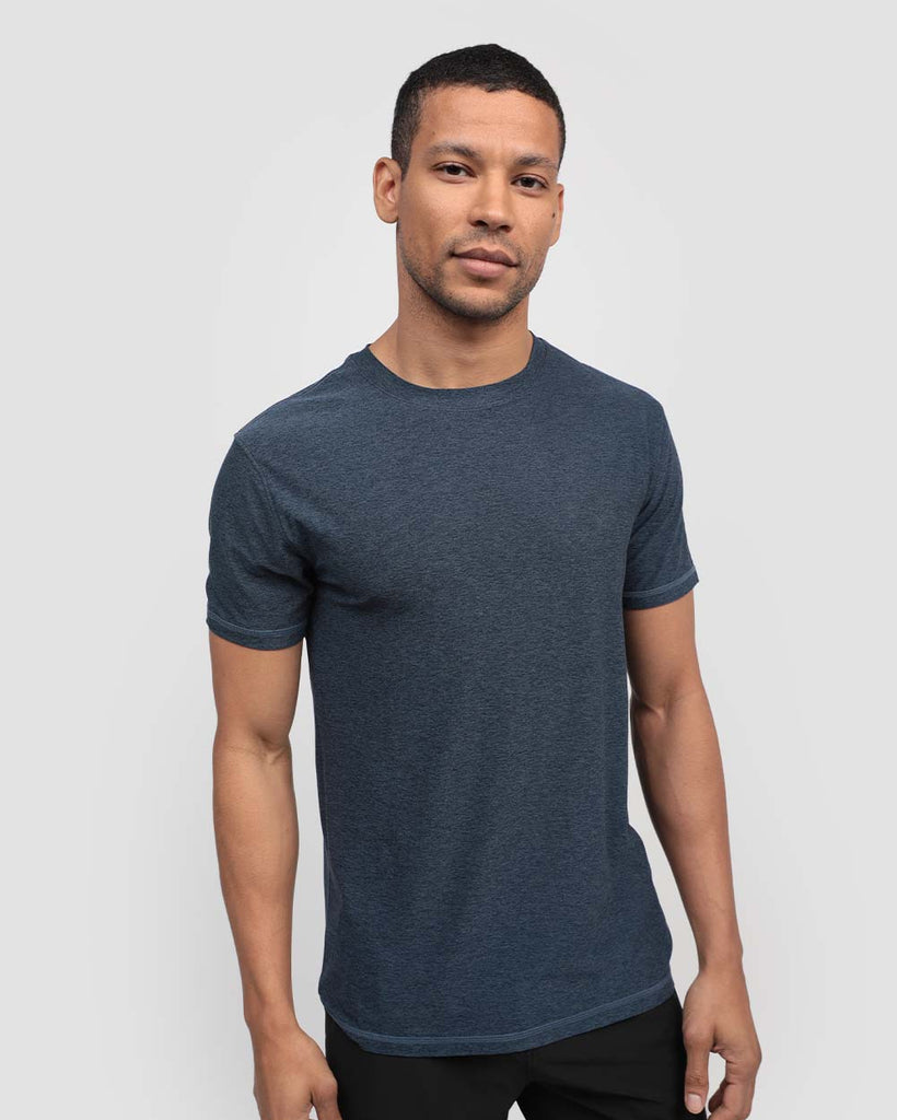 Essential Athletic Tee-Navy-Front--Tristyn---M