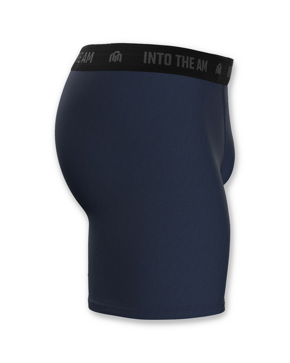 Everyday Boxer Briefs - 5"-Navy-Side 2--Model---L