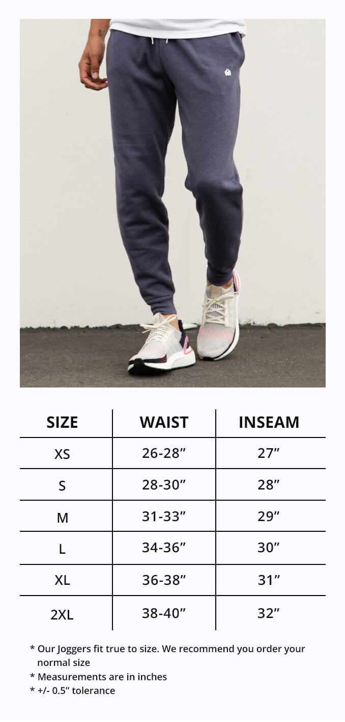 joggers-size-chart