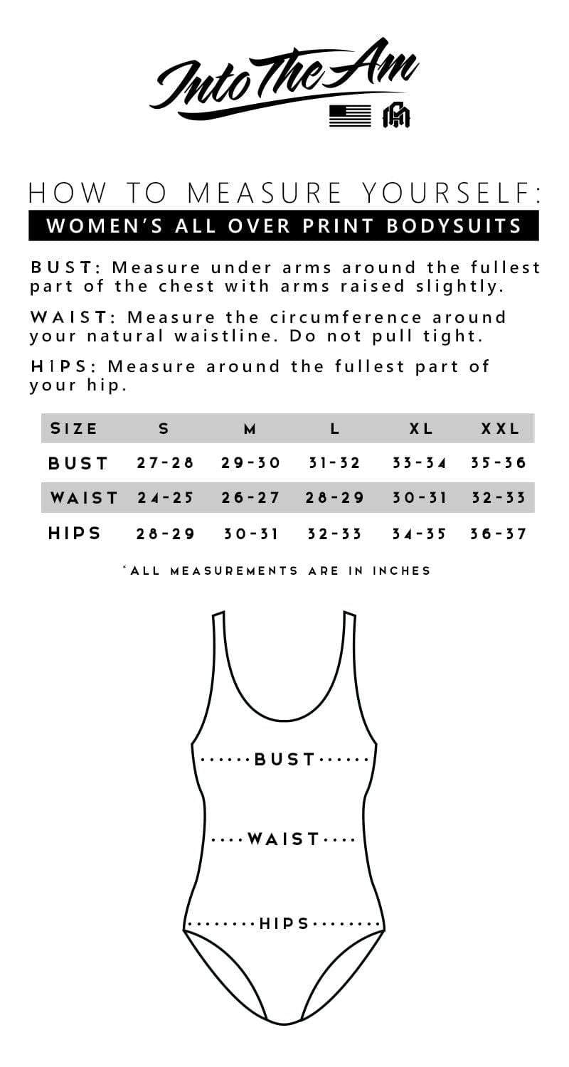 Women's Bodysuits Size Chart