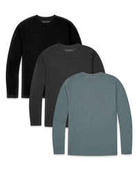 Custom 3 Pack Long Sleeve Active Tee - Non-Branded-Front