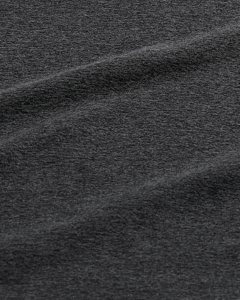 Long Sleeve Active Tee - Branded-Charcoal-Detail3