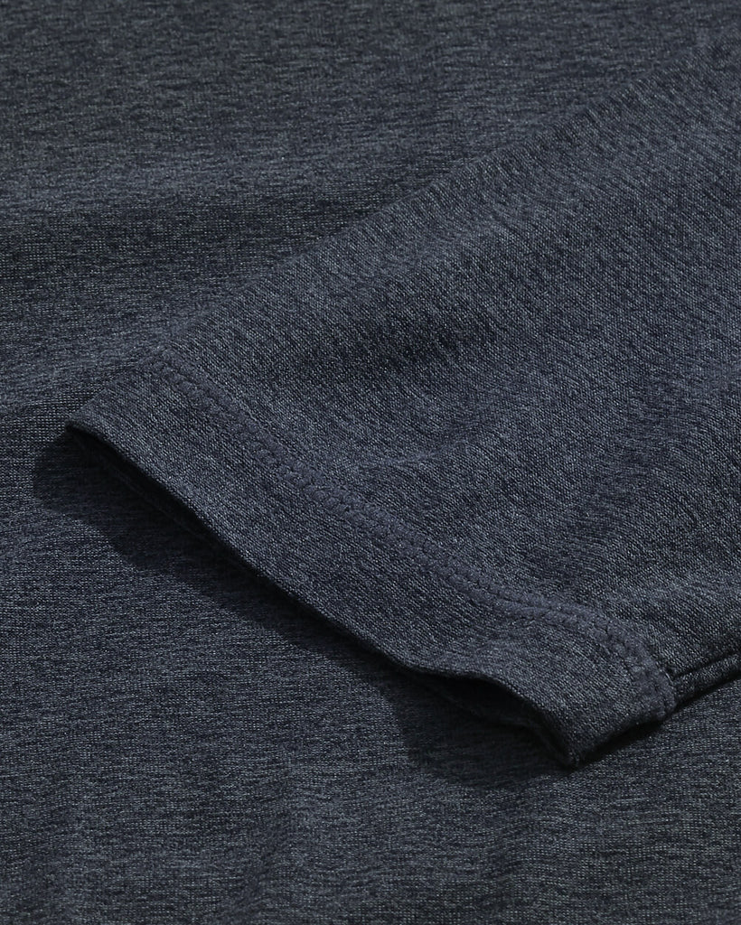 Long Sleeve Active Tee - Non-Branded-Navy-Detail!2