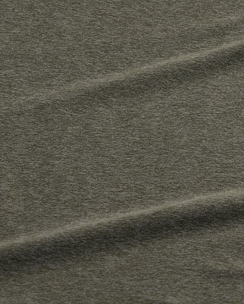 Long Sleeve Active Tee - Branded-Olive Green-Detail3