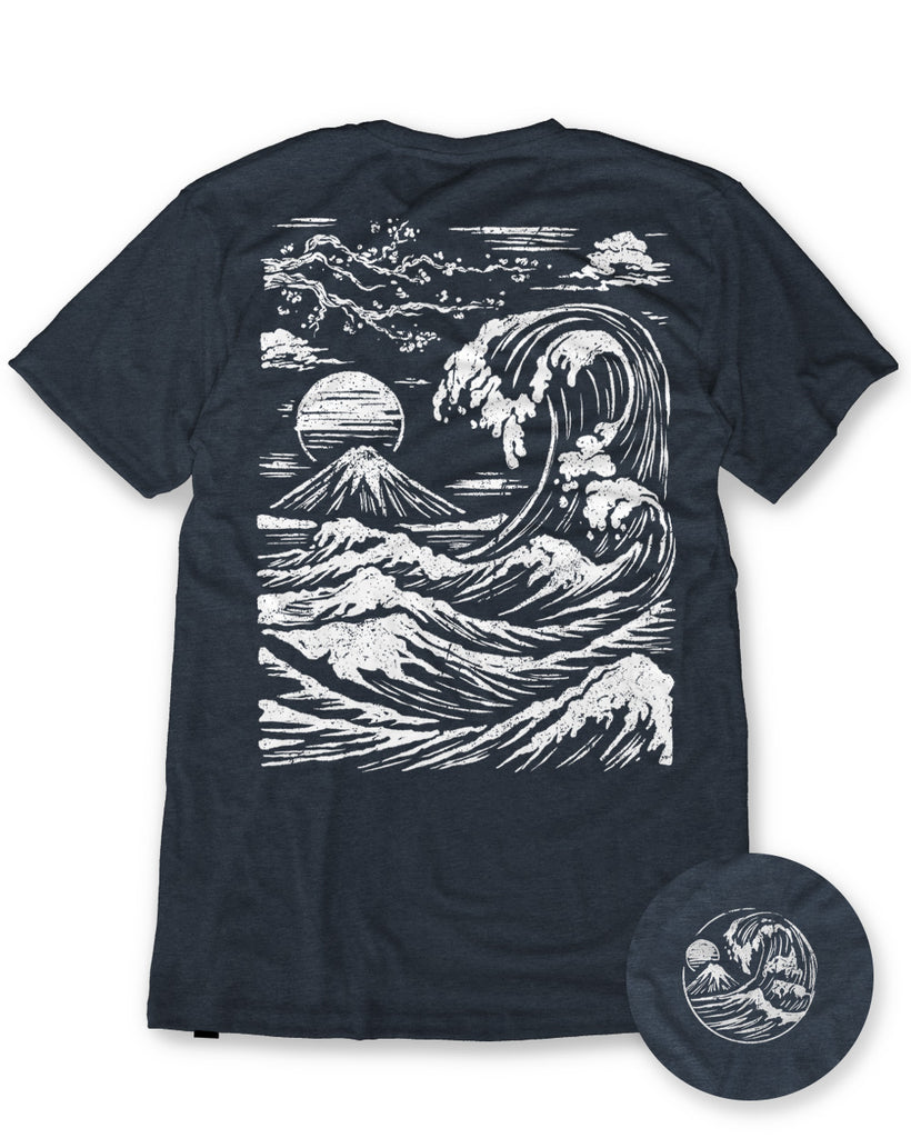 Ancient Swell Tee-Navy-Front