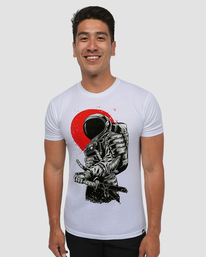 Astro Samurai Tee-White-Front--Sammy---M