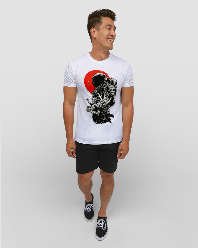 Astro Samurai Tee-White-Full--Sammy---M