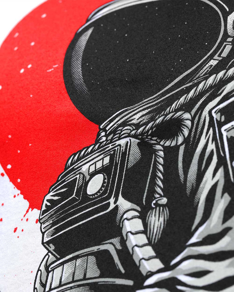 Astro Samurai Tee-White-Detail