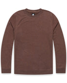 Crewneck Sweatshirt - Non-Branded-Brown-Regular-Mock--Zac---L